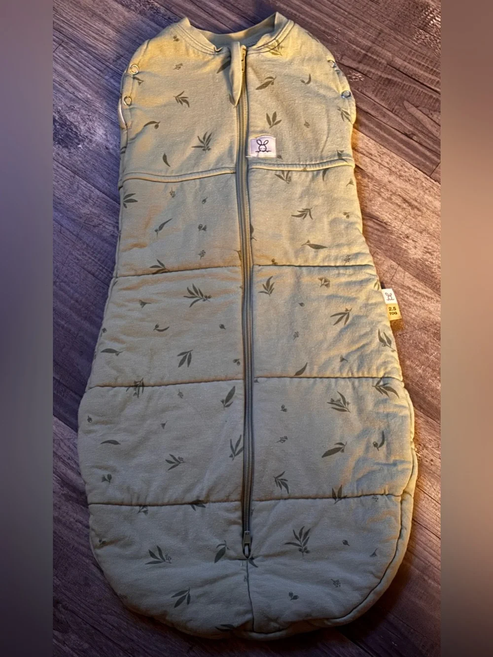 ErgoPouch  2.5 TOG Cocoon Swaddle        Size 000 0-3 Months 7-13 lbs color Sage